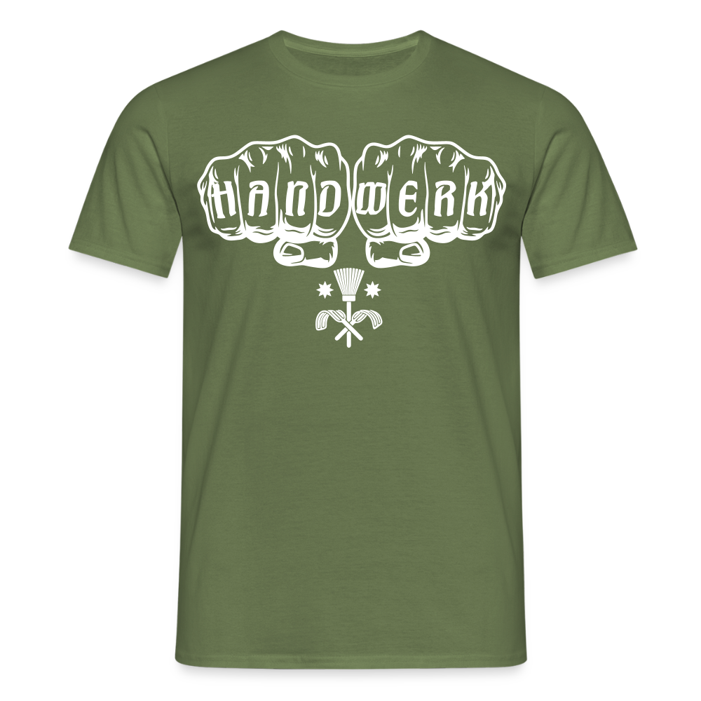 Unisex T-Shirt "Schornsteinfeger" Militärgrün Männer T-Shirt