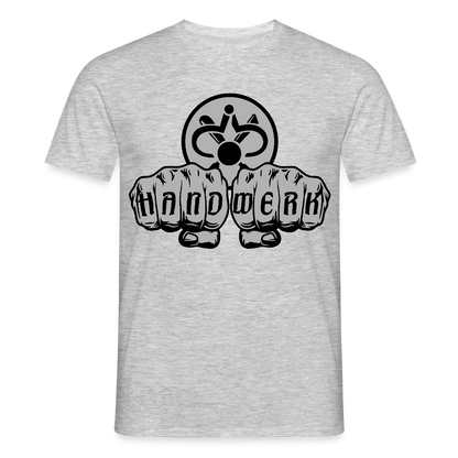 Unisex T-Shirt "Drechsler" Grau meliert Männer T-Shirt