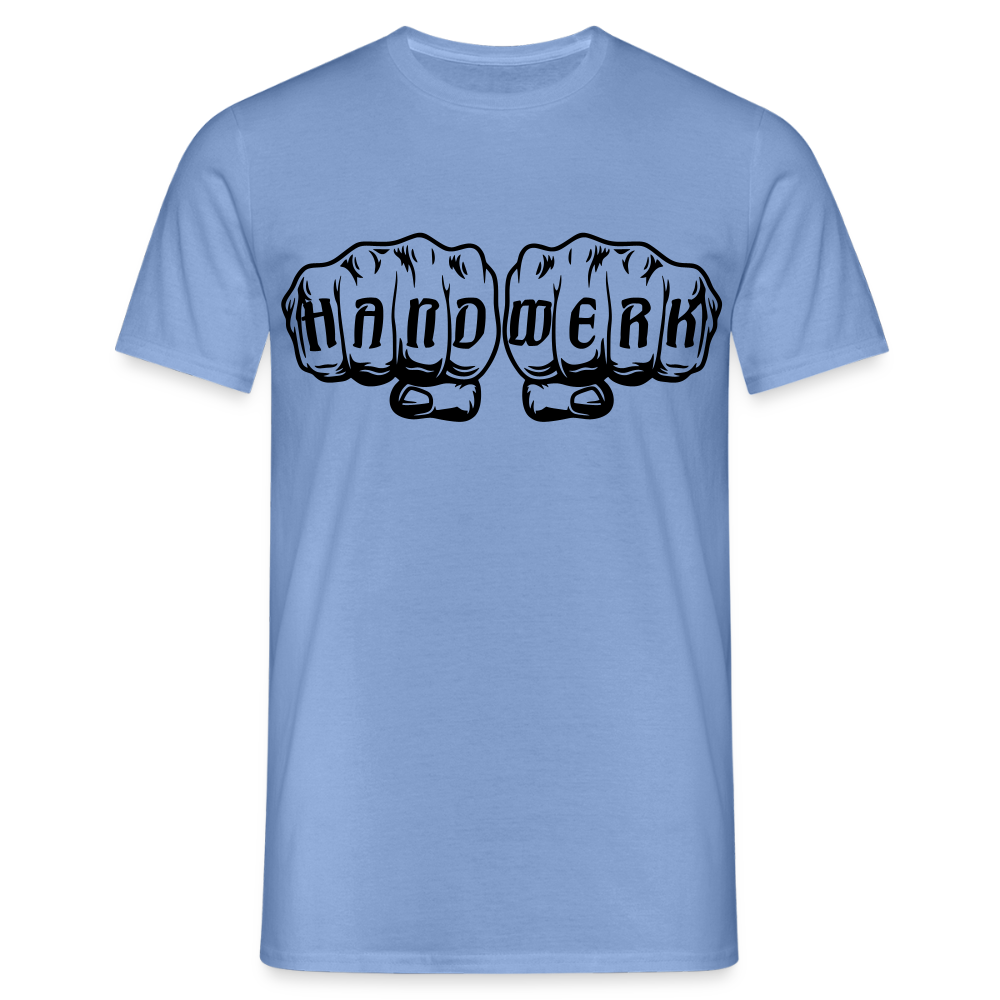 Unisex T-Shirt "Handwerk" carolina blue Männer T-Shirt