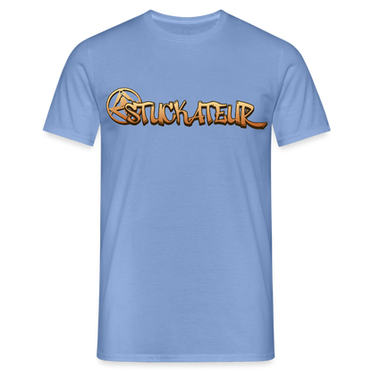 Unisex T-Shirt "Stuckateur" carolina blue Männer T-Shirt