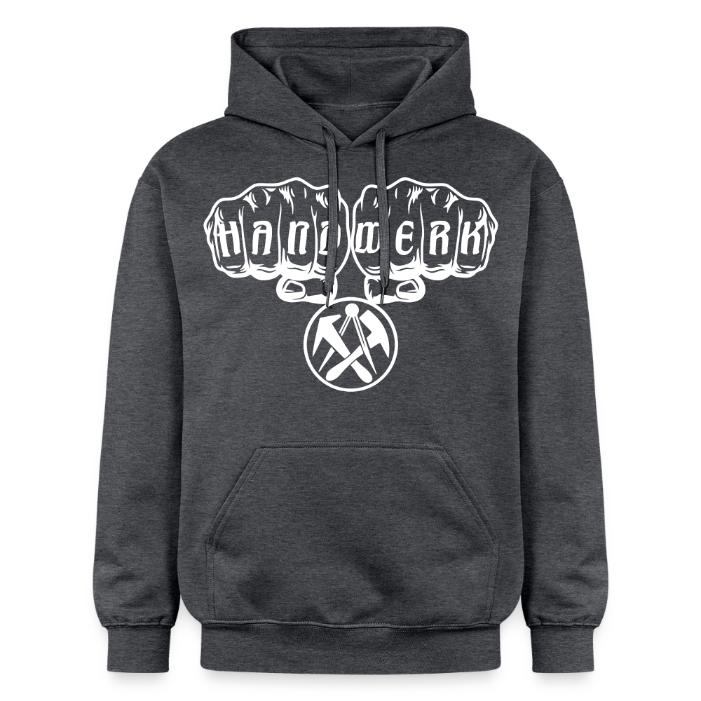 Gildan Unisex Softstyle® "Dachdecker" Dunkelgrau meliert Gildan Unisex Softstyle® Midweight Hoodie