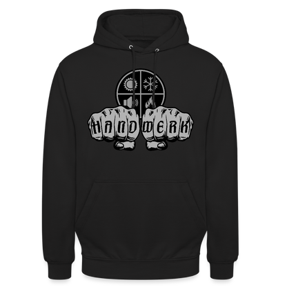 Unisex Hoodie"Isolierer" Schwarz Unisex Hoodie