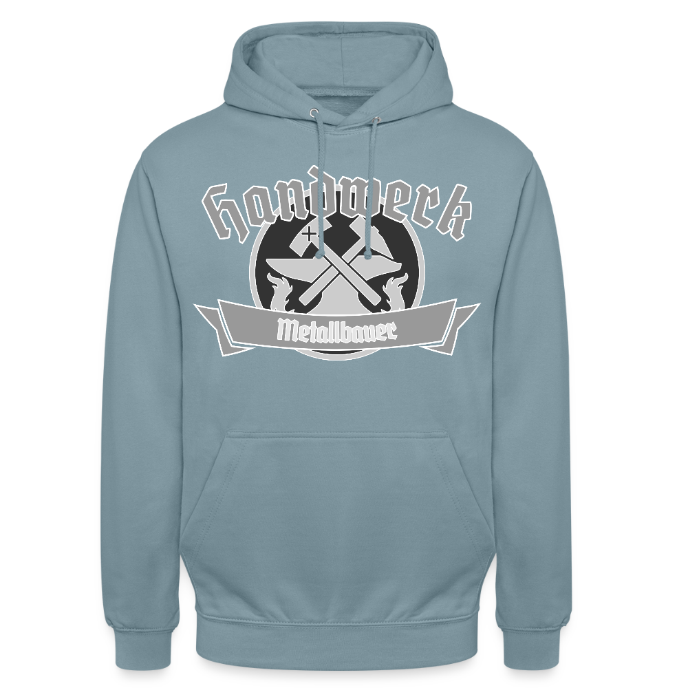 Unisex Hoodie "Metallbauer" Nebelblau Unisex Hoodie