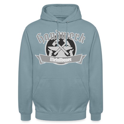 Unisex Hoodie "Metallbauer" Nebelblau Unisex Hoodie