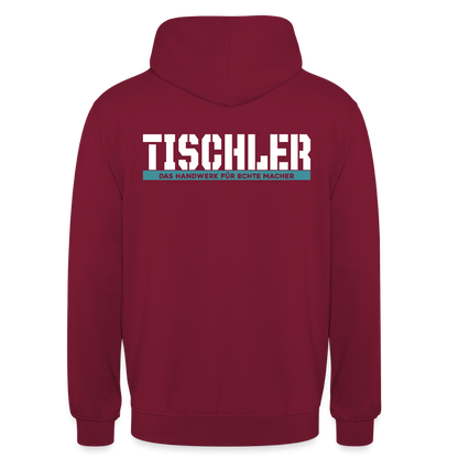 Unisex Hoodie HW-300 | MACHER "Tischler" Bordeaux Unisex Hoodie {{ color }}