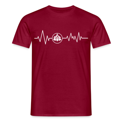 Unisex T-Shirt "Maurer" Ziegelrot Männer T-Shirt