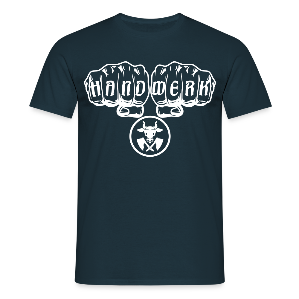 Unisex T-Shirt "Metzger" Navy Männer T-Shirt