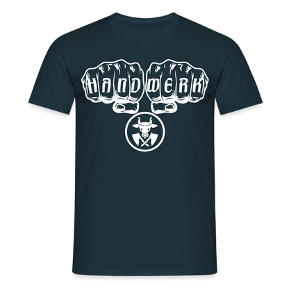 Unisex T-Shirt "Metzger" Navy Männer T-Shirt