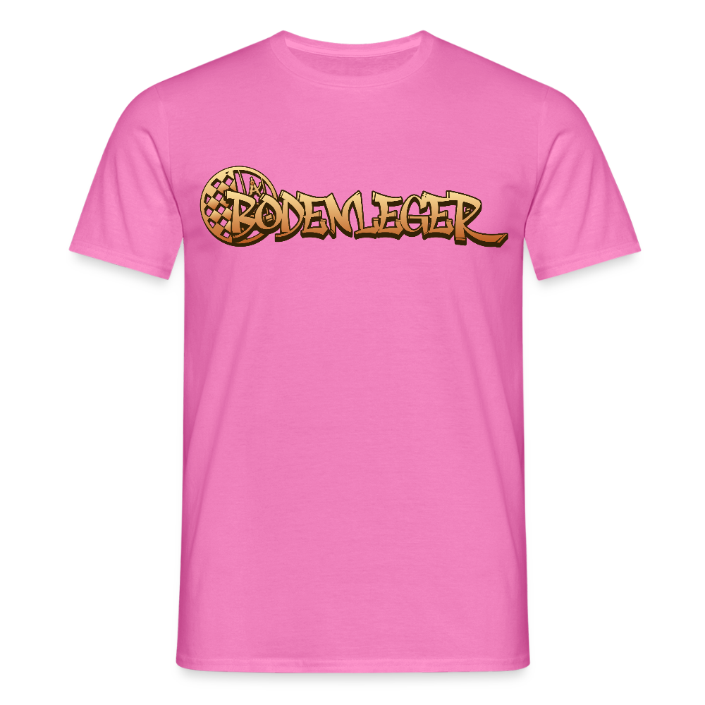 Unisex T-Shirt "Bodenleger" Pink Männer T-Shirt