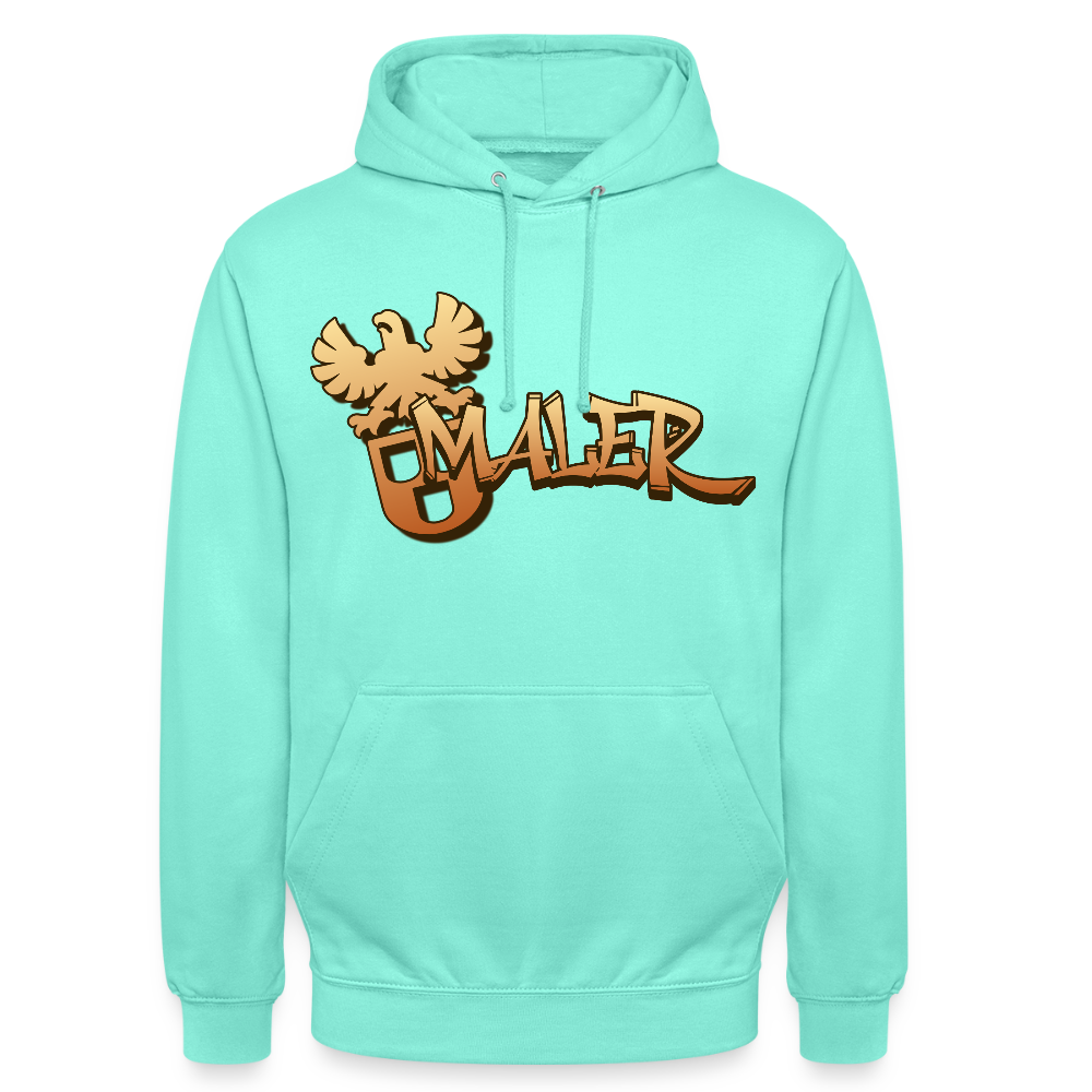 Unisex Hoodie "Maler" Mint Unisex Hoodie