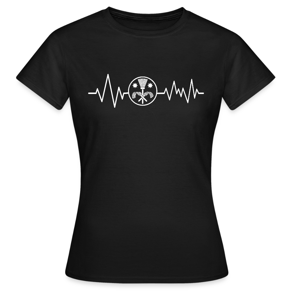 Frauen T-Shirt "Schornsteinfeger" Schwarz Frauen T-Shirt