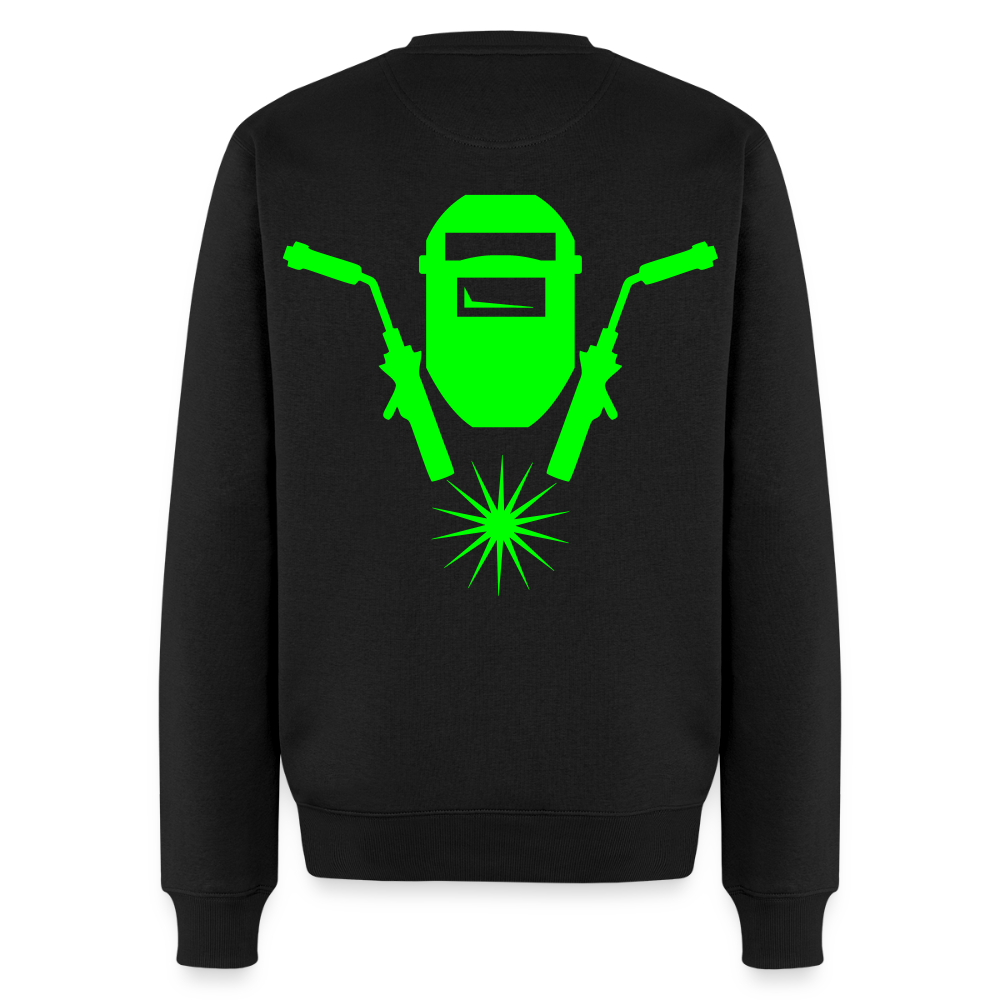 Unisex Premium Pullover "Metallbauer" neongrün Schwarz Männer Premium Pullover
