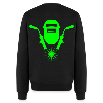 Unisex Premium Pullover "Metallbauer" neongrün Schwarz Männer Premium Pullover
