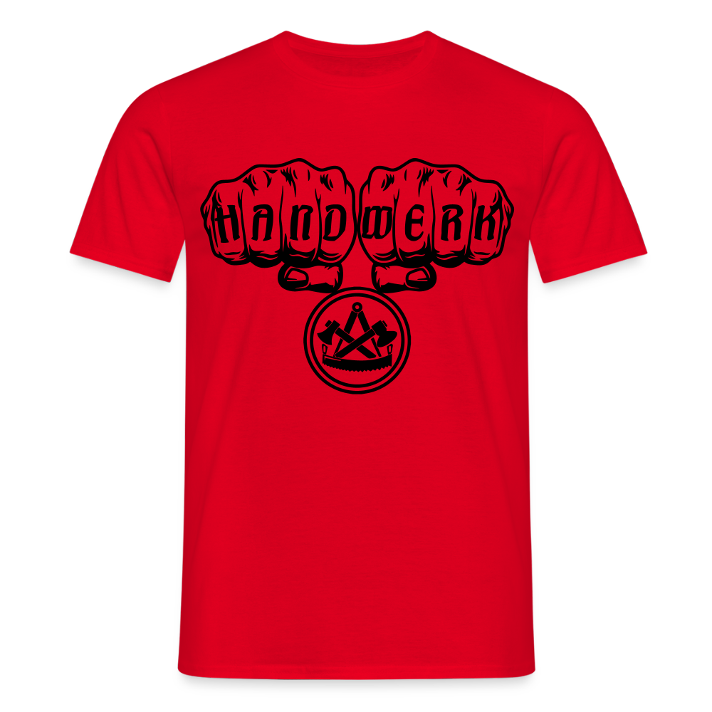 Unisex T-Shirt "Zimmermann" Rot Männer T-Shirt