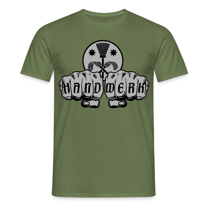 Unisex T-Shirt "Schornsteinfeger" Militärgrün Männer T-Shirt