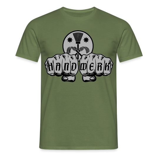 Unisex T-Shirt "Schornsteinfeger" - Militärgrün