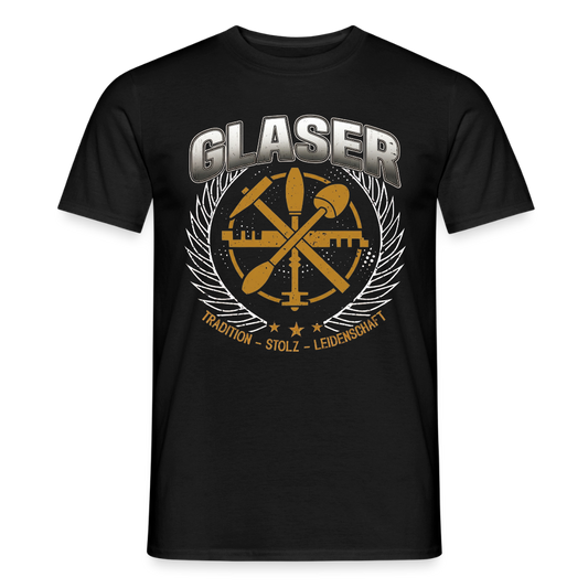 Unisex T-Shirt von Glaser, traditionelles Design, Männer T-Shirt, aus weicher Baumwolle, in neutralen Farben, für Alltag und Freizeit