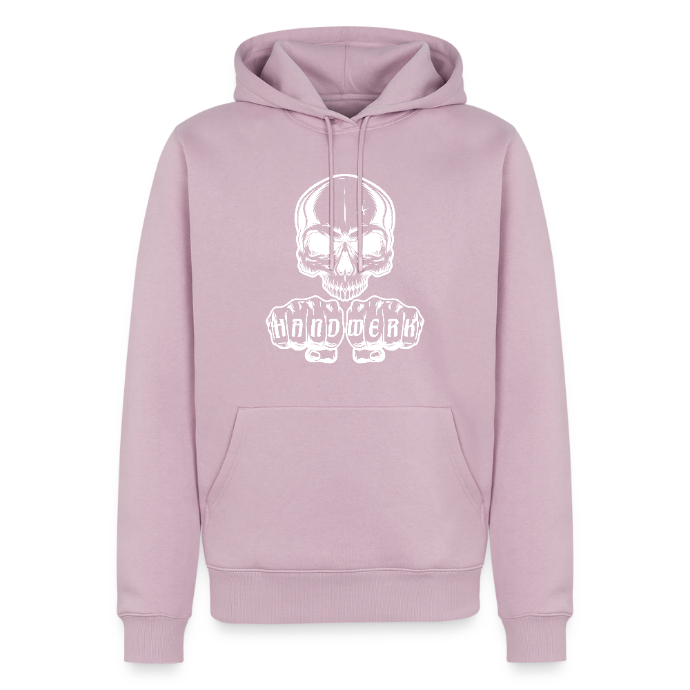 Männer Premium Hoodie "Skull-Handwerk" Altrosa Männer Premium Hoodie