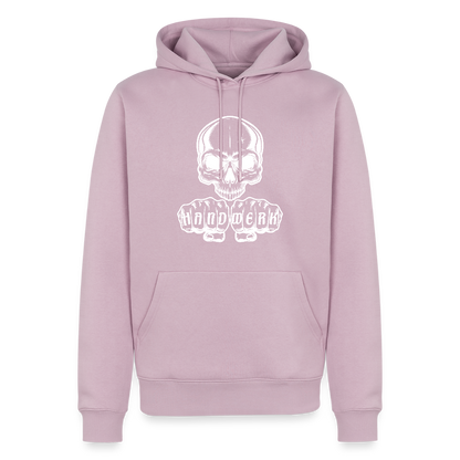 Männer Premium Hoodie "Skull-Handwerk" Altrosa Männer Premium Hoodie