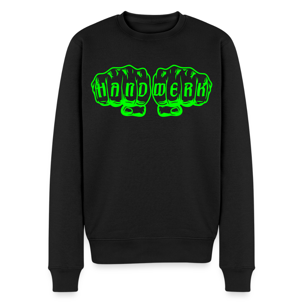 Unisex Premium Pullover "Schweisser" neongrün Männer Premium Pullover