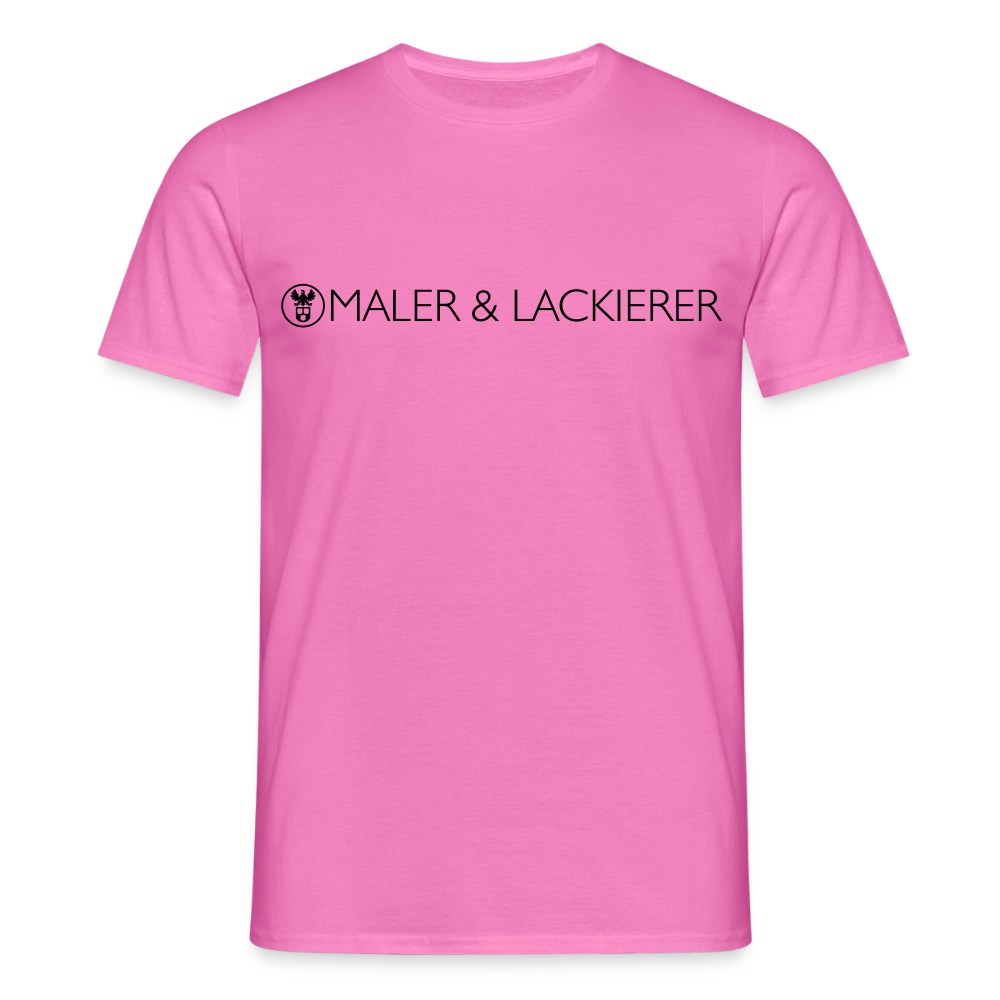 Unisex T-Shirt "Maler+Lackierer" Pink Männer T-Shirt