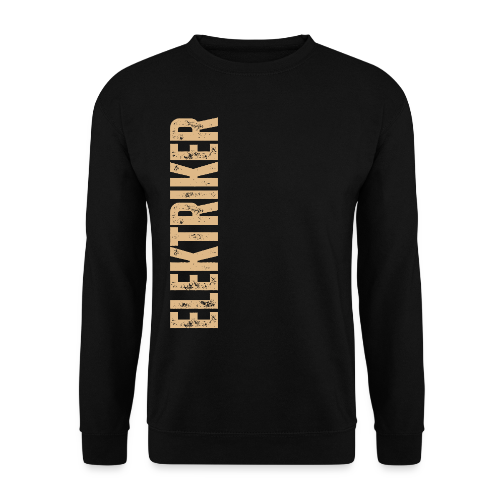 Unisex Pullover "Elektriker" Schwarz Unisex Pullover