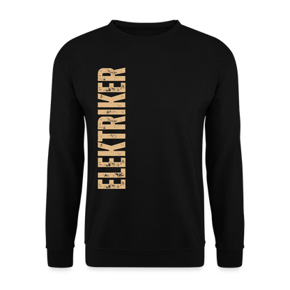 Unisex Pullover "Elektriker" Schwarz Unisex Pullover