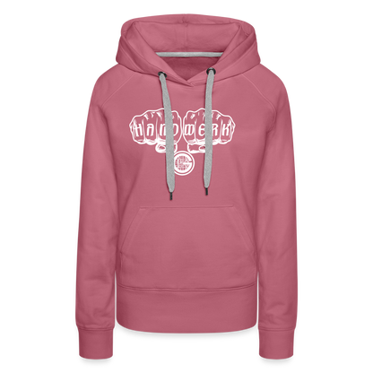 Frauen Premium Hoodie "Gerüstbauer" - Malve