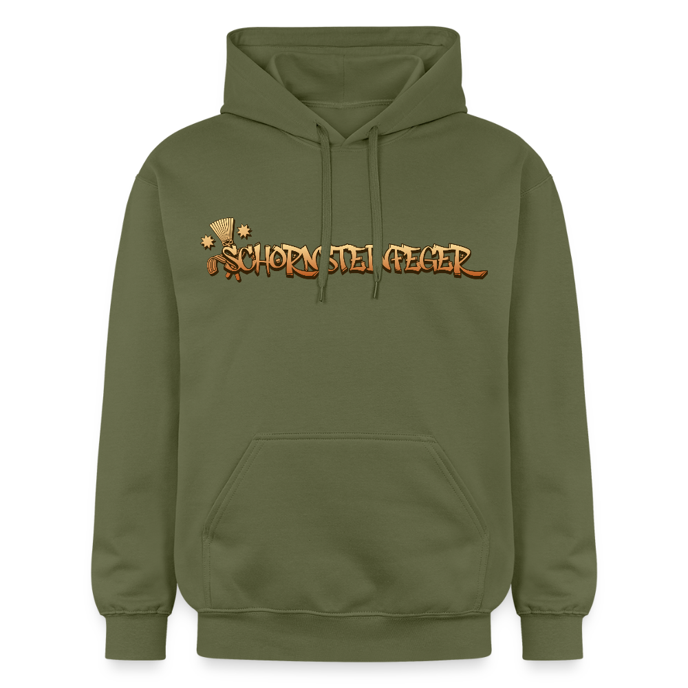 Gildan Unisex Softstyle® "Schornsteinfeger" Militärgrün Gildan Unisex Softstyle® Midweight Hoodie