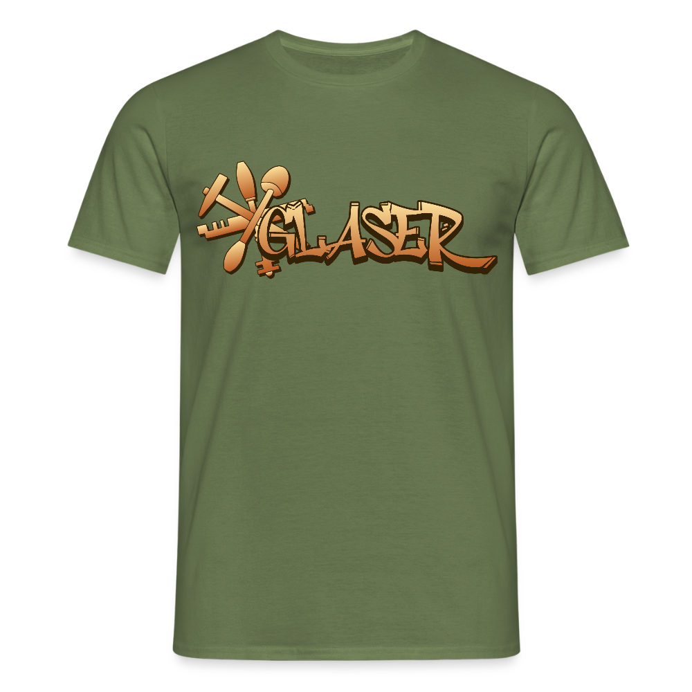 Unisex T-Shirt "Glaser" Militärgrün Männer T-Shirt
