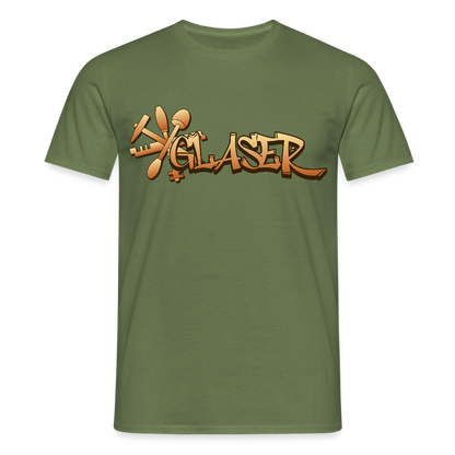 Unisex T-Shirt "Glaser" Militärgrün Männer T-Shirt