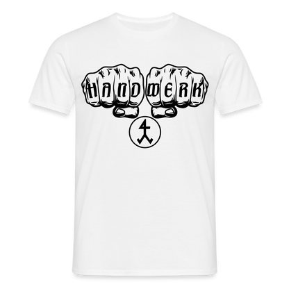 Unisex T-Shirt "Steinmetz" Weiß Männer T-Shirt