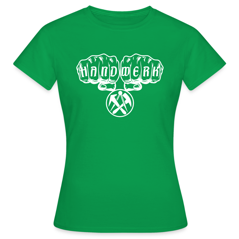 Frauen T-Shirt "Dachdecker" Kelly Green Frauen T-Shirt