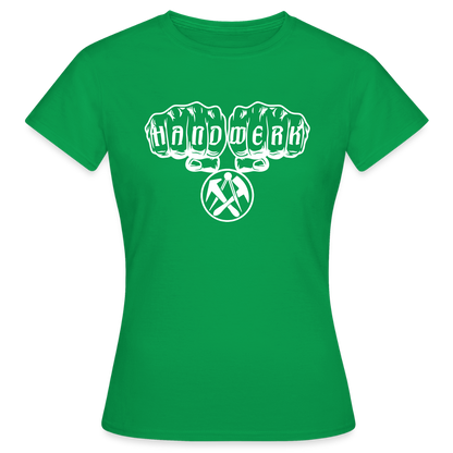 Frauen T-Shirt "Dachdecker" Kelly Green Frauen T-Shirt