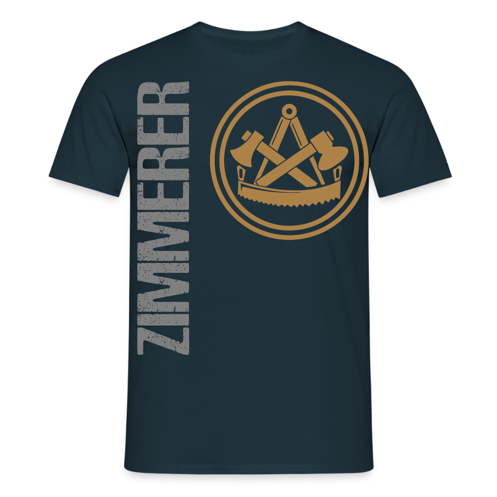 Unisex T-Shirt "Zimmerer" Navy Männer T-Shirt