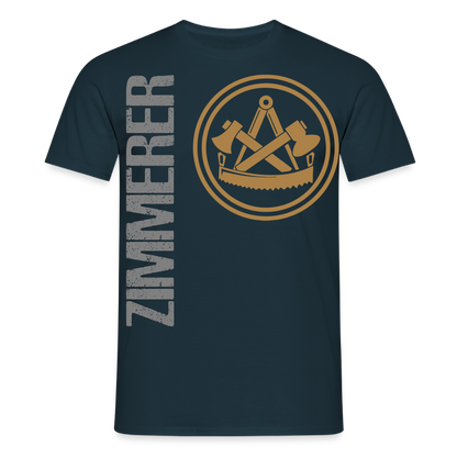Unisex T-Shirt "Zimmerer" Navy Männer T-Shirt