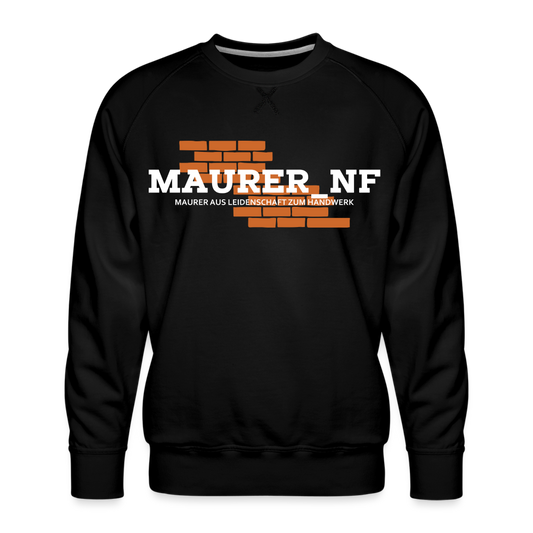 Maurer NF Pullover vorne Schwarz Männer Premium Pullover