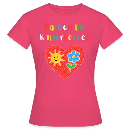 Frauen T-Shirt "Farben für Kinderherzen" Azalea Frauen T-Shirt