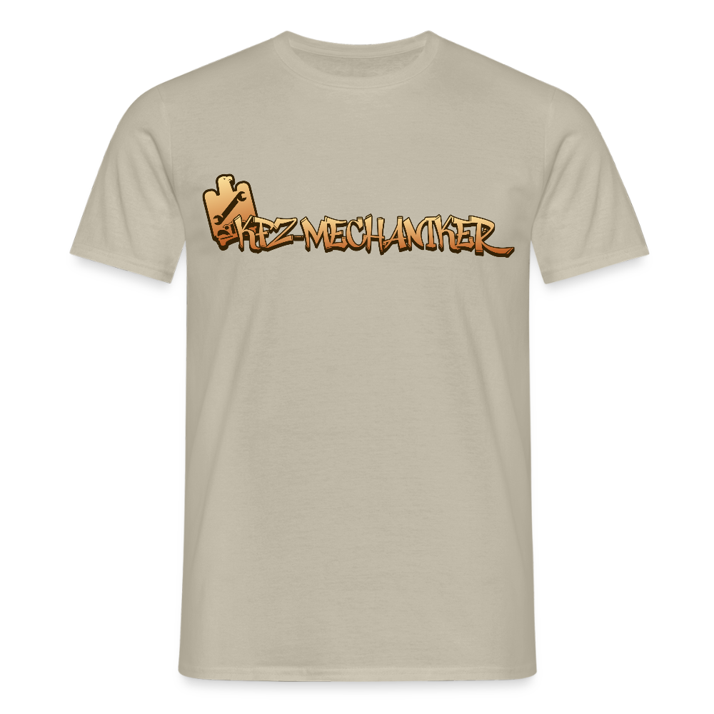 Unisex T-Shirt "KFZ-Mechaniker" Sandbeige Männer T-Shirt