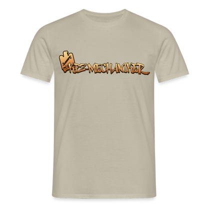 Unisex T-Shirt "KFZ-Mechaniker" Sandbeige Männer T-Shirt