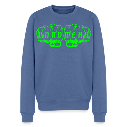 Unisex Premium Pullover "Metallbauer" neongrün Taubenblau Männer Premium Pullover