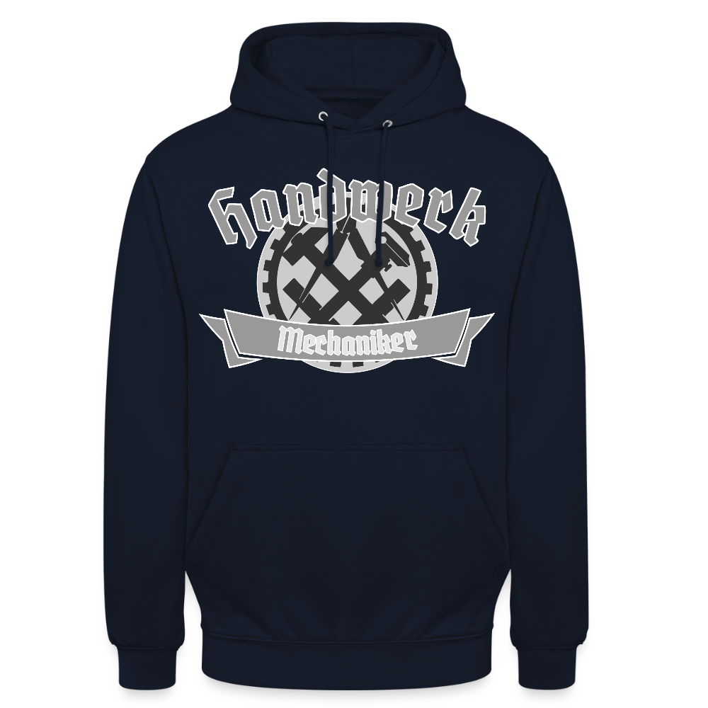 Unisex Hoodie "Mechaniker" Navy Unisex Hoodie