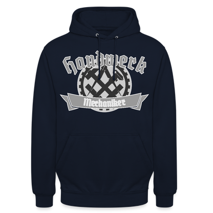 Unisex Hoodie "Mechaniker" Navy Unisex Hoodie