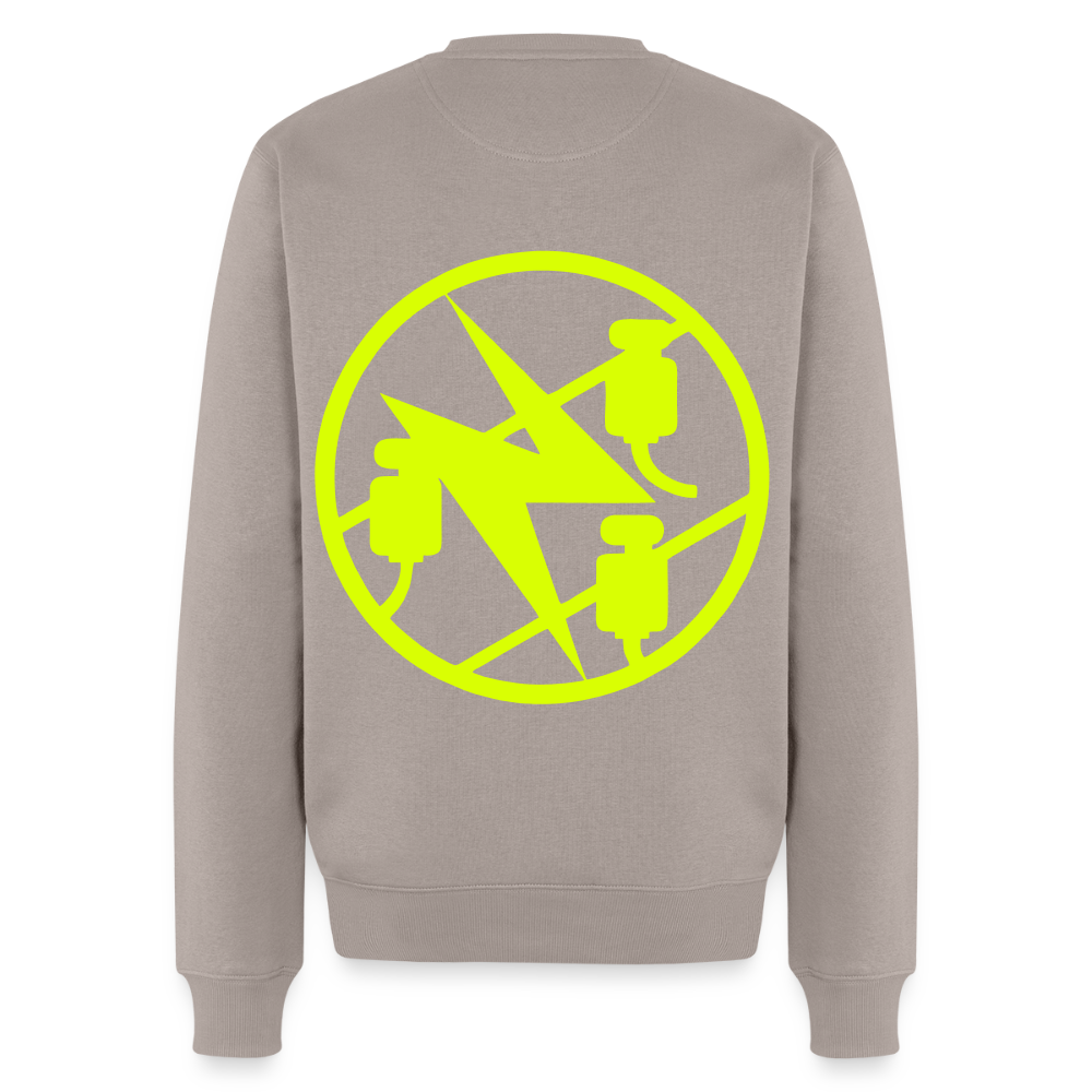 Unisex Premium Pullover "Elektriker" neongelb Männer Premium Pullover