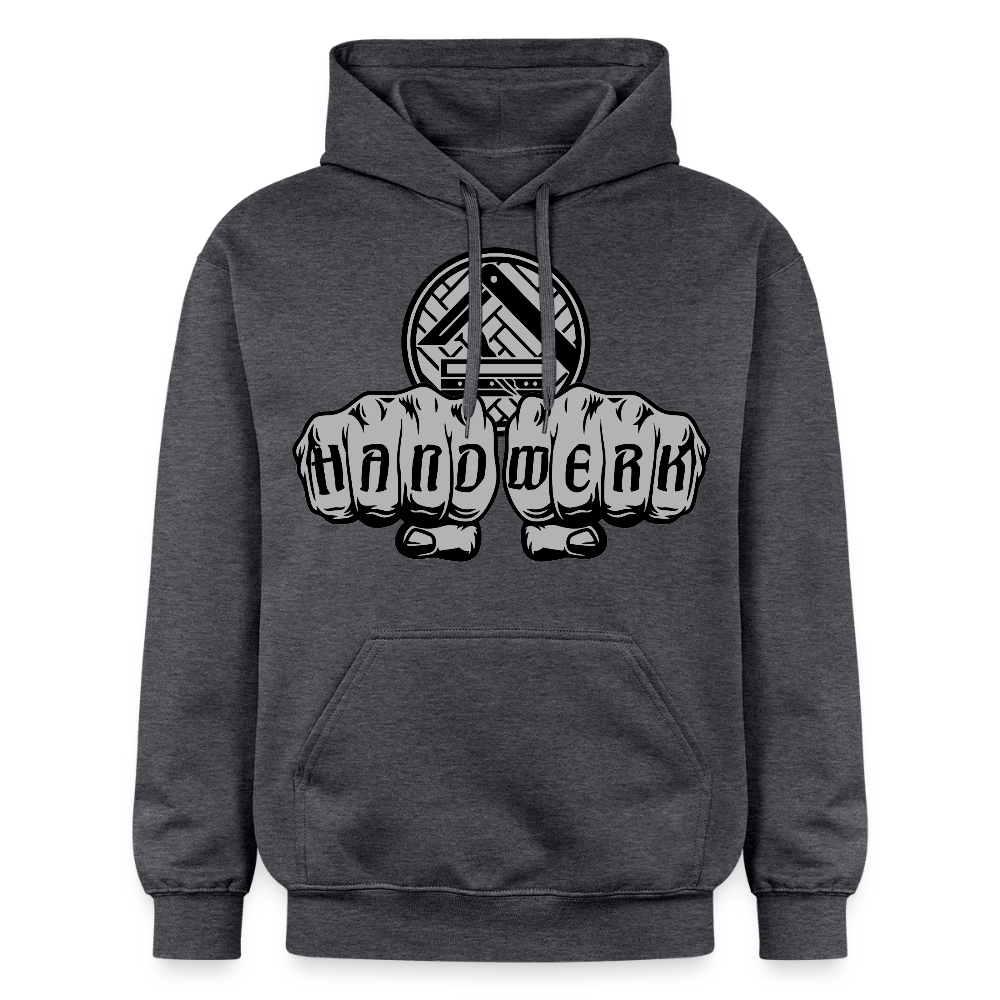 Gildan Unisex Softstyle® "Parkettleger" Dunkelgrau meliert Gildan Unisex Softstyle® Midweight Hoodie