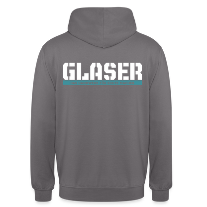 Unisex Hoodie HW-300 | MACHER "Glaser" Mittelgrau Unisex Hoodie {{ color }}