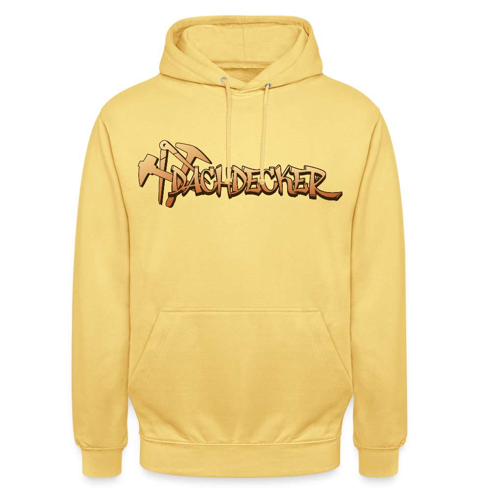 Unisex Hoodie "Dachdecker" Zitronengelb Unisex Hoodie