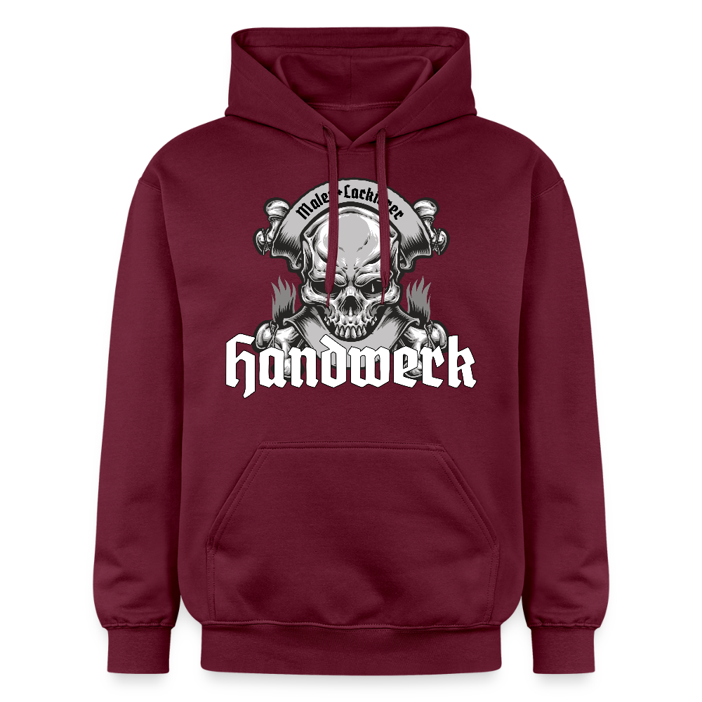Unisex Hoodie "Skull-Maler/Lackierer" Maroon Gildan Unisex Softstyle® Midweight Hoodie