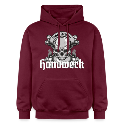 Unisex Hoodie "Skull-Maler/Lackierer" Maroon Gildan Unisex Softstyle® Midweight Hoodie
