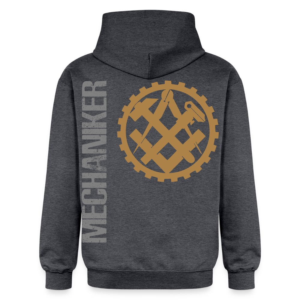 Gildan Unisex Softstyle® "Mechaniker" Dunkelgrau meliert Gildan Unisex Softstyle® Midweight Hoodie